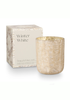 Winter White Boxed Crackle GLass Candle